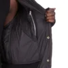 RICK OWENS FW25 CONCORDIANS PIKOWANA KURTKĘ LOTU W CZARNYM JASNYM NYLONIE RU02E1727NPT1-09