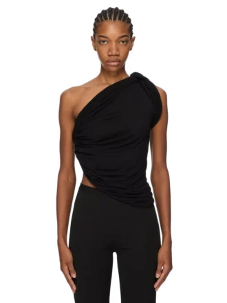 RICK OWENS LILIES FW25 CONCORDIANS ANITA TOP Z WISKOZY KREPY JERSEY LI02E3110RV-09