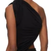 RICK OWENS LILIES FW25 CONCORDIANS ANITA TOP Z WISKOZY KREPY JERSEY LI02E3110RV-09