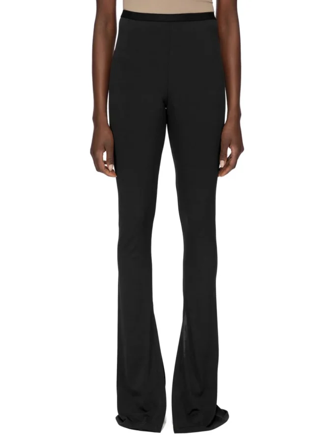 RICK OWENS LILIES FW25 CONCORDIANS CARMEN SPODNIE Z WISKOWEJ KREPY JERSEY LI02E3331CVI-09