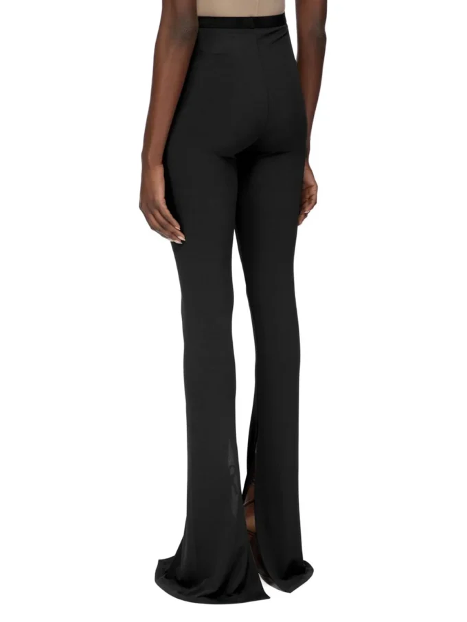 RICK OWENS LILIES FW25 CONCORDIANS CARMEN SPODNIE Z WISKOWEJ KREPY JERSEY LI02E3331CVI-09