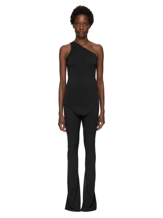 RICK OWENS LILIES FW25 CONCORDIANS CARMEN SPODNIE Z WISKOWEJ KREPY JERSEY LI02E3331CVI-09