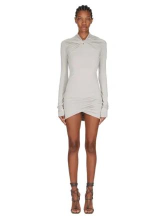 RICK OWENS LILIES FW25 CONCORDIANS KAIRO MINI W KOSZULCE Z MIESZANKI KASZMIRU LI02E3568JBWS-08