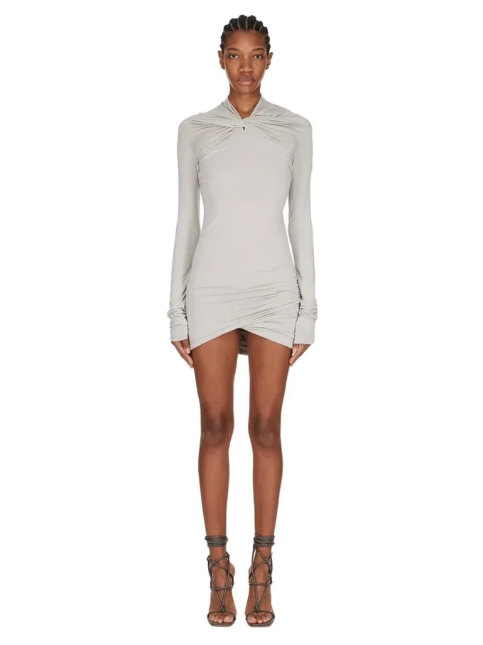 RICK OWENS LILIES FW25 CONCORDIANS KAIRO MINI W KOSZULCE Z MIESZANKI KASZMIRU LI02E3568JBWS-08