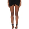 RICK OWENS LILIES FW25 SPÓDNICA CONCORDIANS LUNA Z WISKOWEJ KREPY JERSEY LI02E3309CVI-09