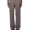 RICK OWENS NA WYBIEGU CONCORDIANS FW25 W DŻINSACH Z WEŁNY DUST WOOL DRILL. RU02E1333WD-34