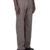 RICK OWENS NA WYBIEGU CONCORDIANS FW25 W DŻINSACH Z WEŁNY DUST WOOL DRILL. RU02E1333WD-34
