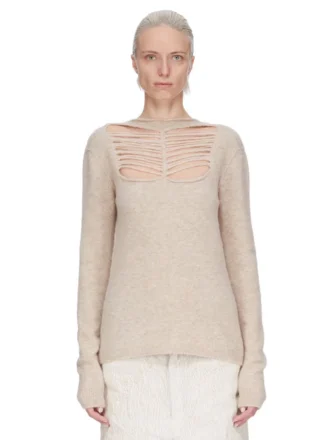 RICK OWENS – ODZIEŻ DZIANINOWA RP02E4601KGRIDP-44