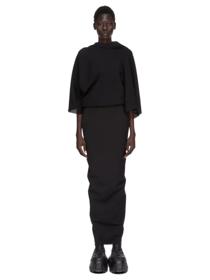 RICK OWENS – SPÓDNICE RP02E4331WST-09