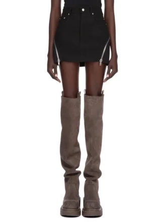 RICK OWENS – SPÓDNICE RP02E4362WD-09
