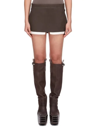 RICK OWENS – SPÓDNICE RP02E4371LBA-78