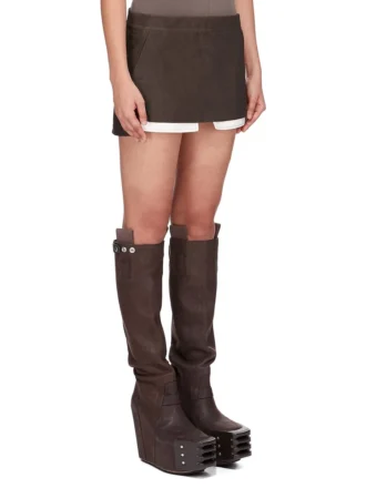 RICK OWENS – SPÓDNICE RP02E4371LBA-78
