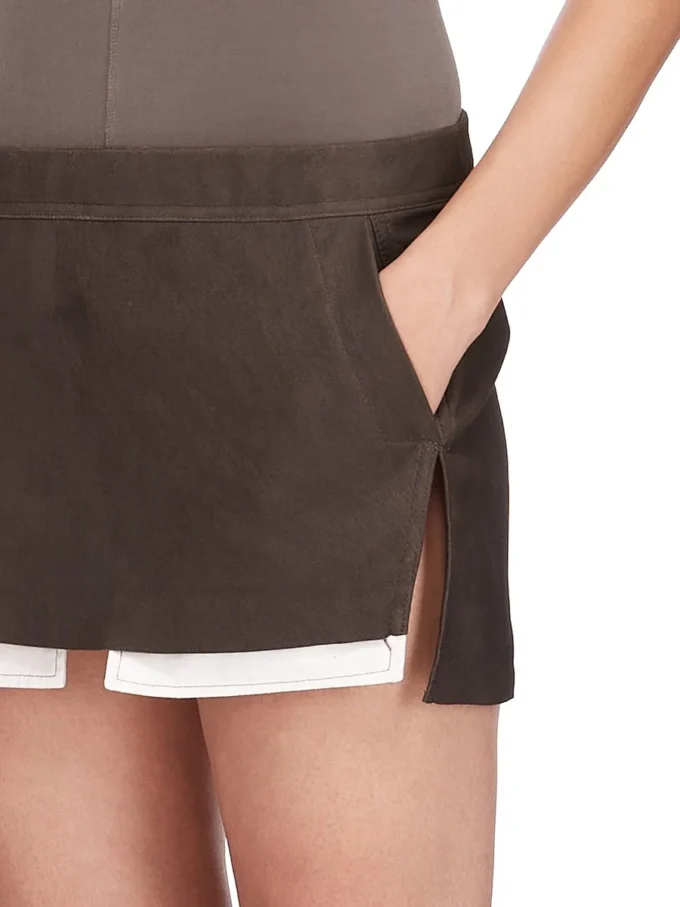 RICK OWENS – SPÓDNICE RP02E4371LBA-78
