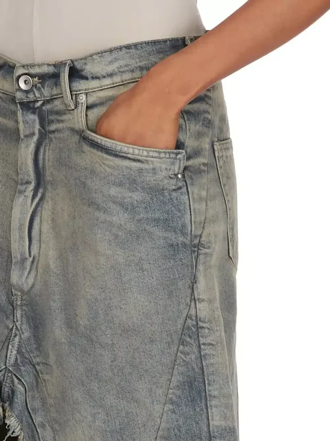 RICK OWENS – SPÓDNICE RP02E4377DWG-76