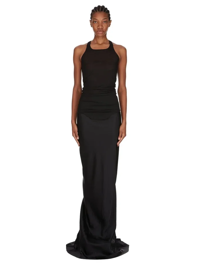 RICK OWENS – SPÓDNICE RP02E4381SCH-09