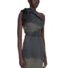SUKIENKA RICK OWENS CONCORDIANS TWIST FW25 Z DENIMU ZE STRETCHU DRKDUST DEGRADE SLUB. RP02E4521SDKDEG-78D