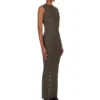 Sukienka RICK OWENS FW25 CONCORDIANS z motywem TANK DRESS z lekkiej dzianiny BOSCO RASATO RP02E4676MLK-25