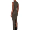 Sukienka RICK OWENS FW25 CONCORDIANS z motywem TANK DRESS z lekkiej dzianiny BOSCO RASATO RP02E4676MLK-25
