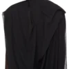 Suknia RICK OWENS CONCORDIANS NOUVEAU FW25 z czarnego, prześwitującego wełnianego dżerseju. RP02E4574JWR-09